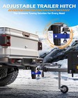 Adjustable Trailer Hitch Towing Ball Mount 2 5  Receiver 8  Drop 18500lb  W lock