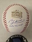 Ben Zobrist Signed Official World Series Baseball 2016 Ws Mvp Beckett Cubs Auto 