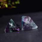 Natural Rainbow Fluorite Quartz Crystal Pyramid Healing Stone Tower Collection