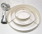 Mid Century Modern Saturn Pendant Light Fixture Prescolite Kurt Versen 19 
