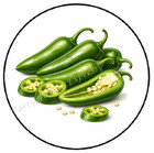 Jalapenos Peppers Envelope Seals Labels Stickers Party Favors