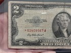 1953  2 Red Seal Star Note 
