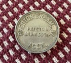 Preston Creamery Assn   1 Quart Milk Token  Preston  Minnesota Mn