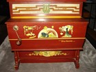 Antique Hand-cranked Verbena Organ Circa 1940s Made In Spain Need Alignment tlc