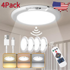 4 Pack Rechargeable Motion Sensor Ceiling Light 8000mah Wireless Closet Light Us