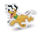 2021 Niue Disney Pluto Shaped 1 Oz  999 Silver Proof Colorized  2 Coin Nz Mint