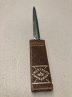 Vintage Letter Opener Metal Decorated 8 5    Long Good Shape Free Shipping
