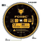 12-inch 80-tooth Miter Saw Blade  Crosscutting  Tungsten Carbide