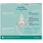Evenflo Balance Wide-neck Glass Anti-colic Bottles  - 6oz  3 Pack   new Style 