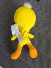 Tweety Bird Looney Tunes Stuffed Plush Toy 9    Six Flags Warner Bros With Tags