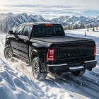 Hard 4-fold Tonneau Cover For Ford F150 2015-2026 5 5ft Uv Resistant Led Lamp