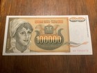 1993 - Sunflower Design Banknote - Yugoslavia - 100 000 Dinar