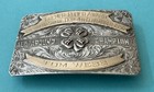 Vtg 1950 Colorado Fair 4-h Rodeo All Around Champion Silver 10k Gold Belt Buckle