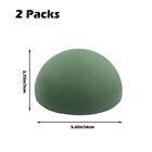 5 51wx2 76h Inch Floral Foam Half Balls Green Styrofoam Fresh Artificial 2 Pcs