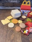 Vintage Mcdonalds Fisher Price Play Food Lot - Happy Meal   Extra