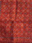  280 Brunello Cucinelli Nwt Burnt Orange Blue Circle Pattern Wool Men s Pocket S