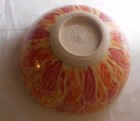 Sacred Chakra Aligns With The Orange Marbled Finish Ceramic Bowl 6  W X 3  High