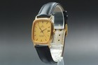 Vintage 1984 Omega Seamaster Quartz Gold-tone Cushion Mens Cal 1430  near Mint 