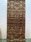 Antique Beautiful Indonesian Ikat Technique Textile Cloth Wall Hanging 238x101cm