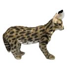 Hansa Serval Cat Soft Plush Toy 18  46cm African Serval Cat Stuffed Animal