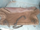 Vintage Distressed Klein Tools 5102-16 Cloth Tool Bag Leather Handles