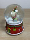 Grinch With Christmas Holiday Musical Snow Globe New Merry Grinchmas