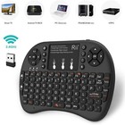 Rii I8  Black Mini Wireless Keyboard With Backlight For Smart Tv Android Tv Box