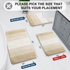 Arotive Bathroom Rugs Set 3 Piece Extra Soft And Absorbent Bath Rugs Machine