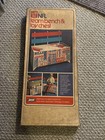 Vintage 1970   s Football Wooden Toy Chest   Team Bench  Nfl   rare   New In Box