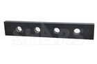 2  X 6  X 36  Black Granite Straight Edge 0 000050  Per 12  Length New