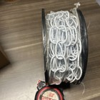  2 0 X 50 Ft  Decorator Steel Chain  White