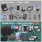 28 In 1 Switch Oled Accessories Bundle For Nintendo Switch Oled Model Chrismas