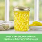 8 Oz Mason Jars  Regular Mouth Quilted Half Pint Canning Jars With Lids And Ring