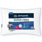  2 Pack  Sertapedic Super Firm Bed Pillow  Standard queen hypoallergenic new