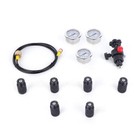Hydraulic Accumulator Nitrogen Charging Gas Valve Fill Pressure Test 2m Hose Kit