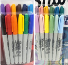 Sharpie Mystic Gems Permanent Markers  Quick 24 Ct  Dry Fade   Water Resistant
