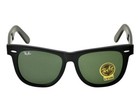 Ray-ban Rb2140 Sunglasses Original Wayfarer 54mm Black Frame Green Lenses Unisex