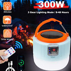 Solar Camping Led Lamp Usb Rechargeable Tent Light Outdoor Hiking Remote Lantern