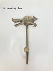 Vintage Antique Brass Iron Wall Hooks Bronze Handmade Metal Animal Hook