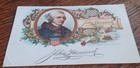 1884 John Hancock Hess Cigar Tobacco Label Lithograph Rare Usa Founding Father