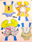 Vtg Uncut Fun Paper Dolls Lot Of 6     2 Must Be Cut By Hand       o