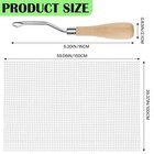 Latch Hook Mesh Canvas  Mesh Fabric Blank With Hook  Rug Hooking Kit Diy  Rug   