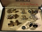 Vintage Cuff Links For Every Day Of The Week Lot Of 7 Mixed Metal
