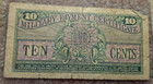 Military Payment Certificate Series 611  10 Cents Note