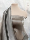 Crystal Iridescent Organza  Plum  Fabric Sheer  45 Inch Bty
