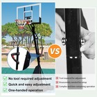 54 Inch Height Adjustable Portable Nba Basketball Hoop System 7 5ft-10ft