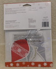 12 Pc Martha Stewart Christmas Ornaments Window   Mirror Clings - New