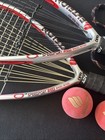 Ektelon 03 Red 3400-3700 Set Of 2 Racquetball Rackets Including 2 Ektelon Balls