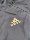Adidas Dark Blue Full Zip Windbreaker With Hood Boys Small Size 8