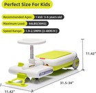 12v Kids Ride On Car Electric Go Kart Battery Powered Toy W  Cleaning Mop Music